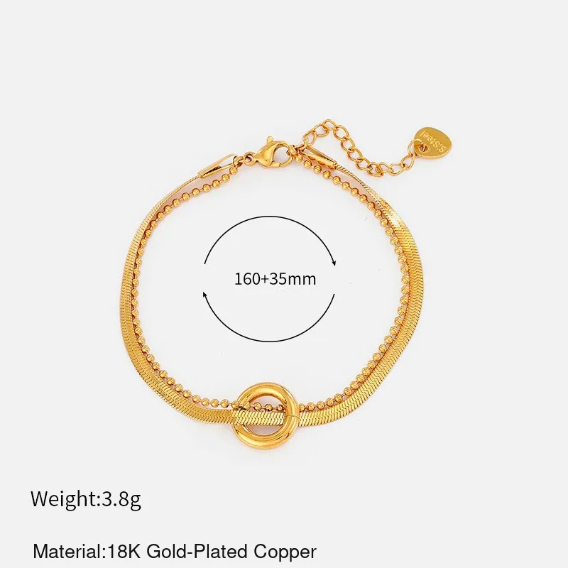 Knot Center Fine Bracelet source image 3