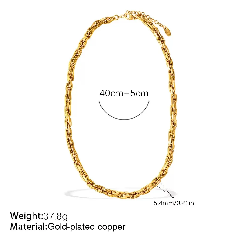Chunky Twisted Rope Necklace source image 2