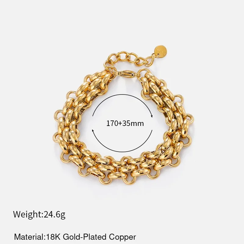 Stacked Bubble Chain Bracelet source image 3