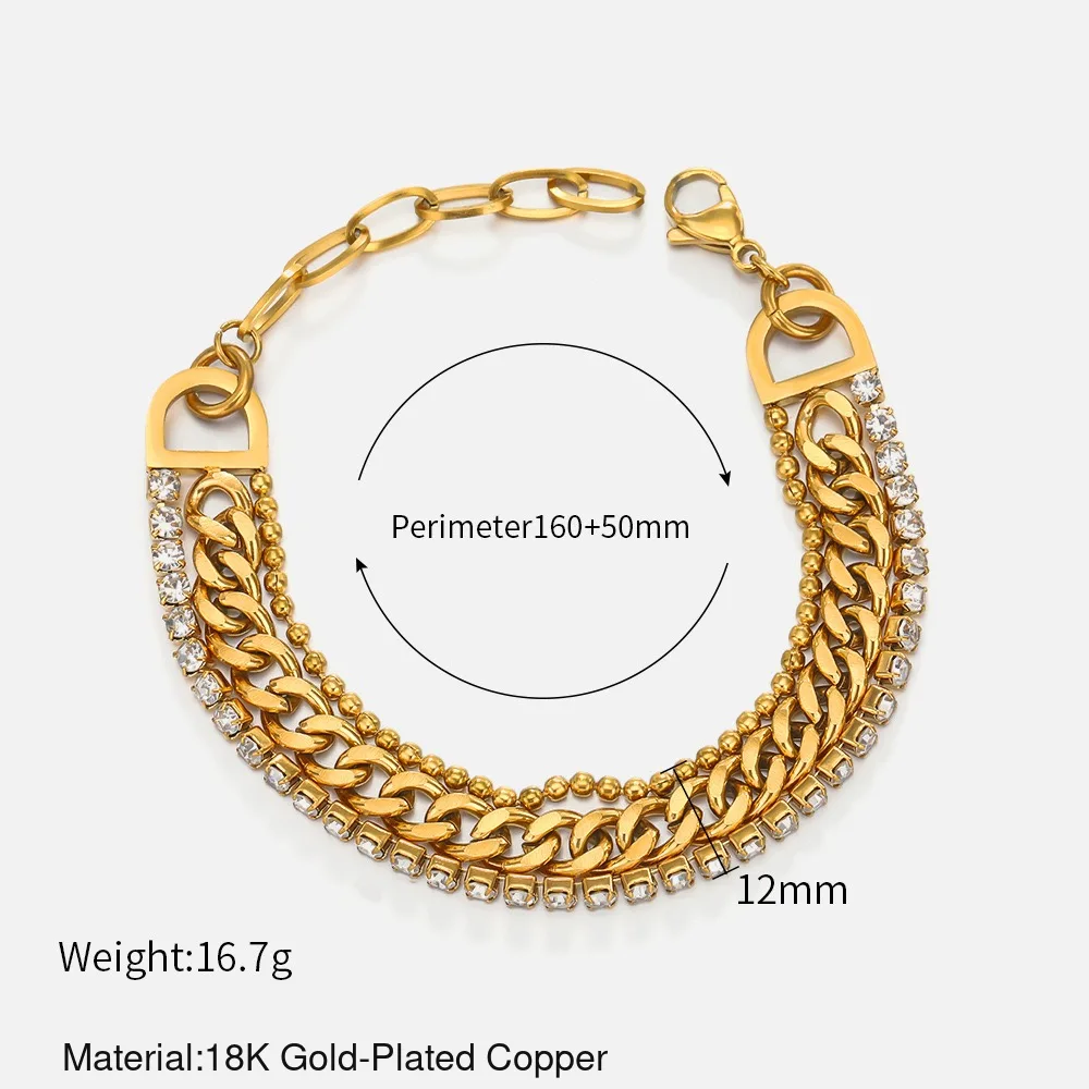 Chunky Curb Chain Bracelet source image 3