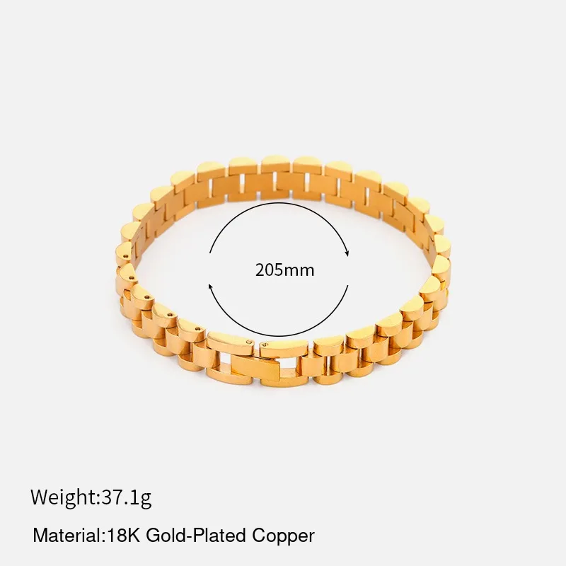 Chunky Brick Link Bracelet source image 3